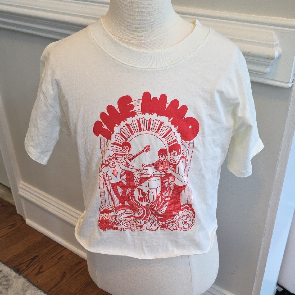 The Who Crop Top Band Tee
